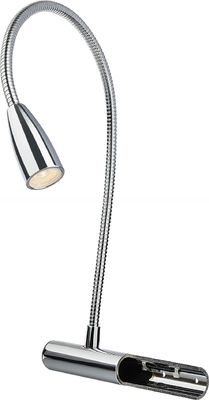 Flexible Gooseneck Reading Lamp for Simple Design Bed Side Table 520*150*20mm NO Dimmer