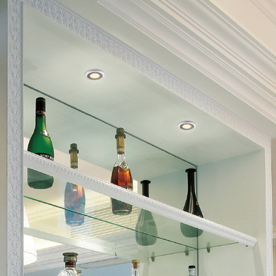 3W COB LED Recessed Puck Light The Perfect Closet Lighting Solution with Chrome Finish