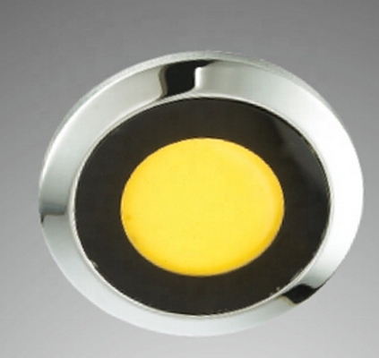 3W COB LED Recessed Puck Light The Perfect Closet Lighting Solution with Chrome Finish