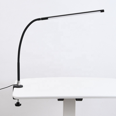 Aluminum iron 3 Colors Temperature Clip Table Lamp 6000K Eye Protection LED Desk Light
