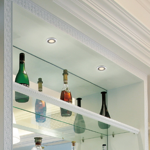 3W COB LED Recessed Puck Light The Perfect Closet Lighting Solution with Chrome Finish